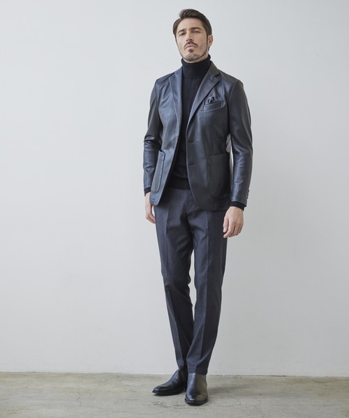 g-stage（ジーステージ） スラックス 秋冬 ストレッチピンストライプ