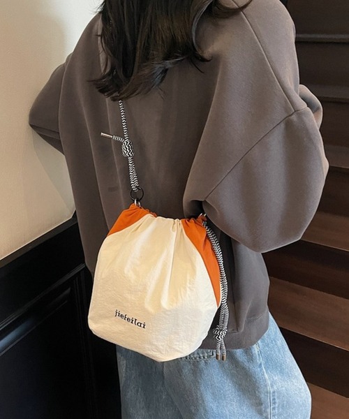 lit.Cy（リットシー） ショルダーバッグ バッグ バイカラー ドロスト