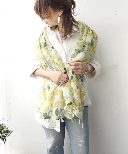 styiro（スタイロ） ストール マフラー 「19色展開」春夏のUV対策に