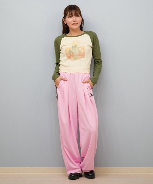 adidas（アディダス） パンツ ワイドトラックパンツ ロンパン KKP05