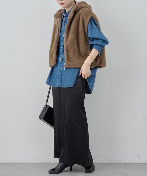 GALLARDAGALANTE（ガリャルダガランテ） ブラウス シャツ デニムシャツ