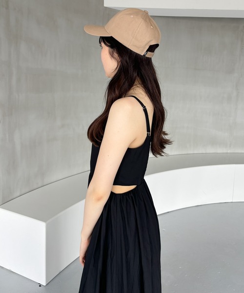 Heather（ヘザー） ワンピース カットアウトバルーンキャミワンピース