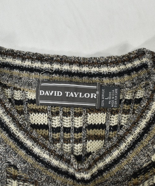 VINTAGE セーター ニット 「ヴィンテージ古着」90's DAVID TAYLOR