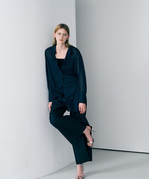 uncrave（アンクレイヴ） パンツ チノギャバジン ワイドトラウザー