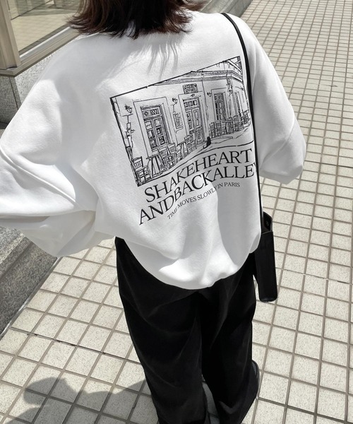 トレーナー スウェット アソートバックプリントスウェット レディース