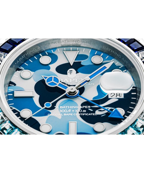 A BATHING APE（アベイシングエイプ） 腕時計 TYPE 2 BAPEX ABC CAMO