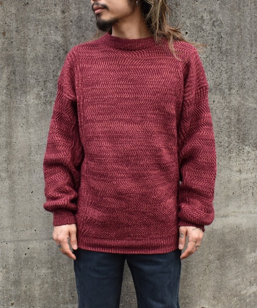 VINTAGE セーター ニット 「ヴィンテージ古着」MARCA ミックスカラー