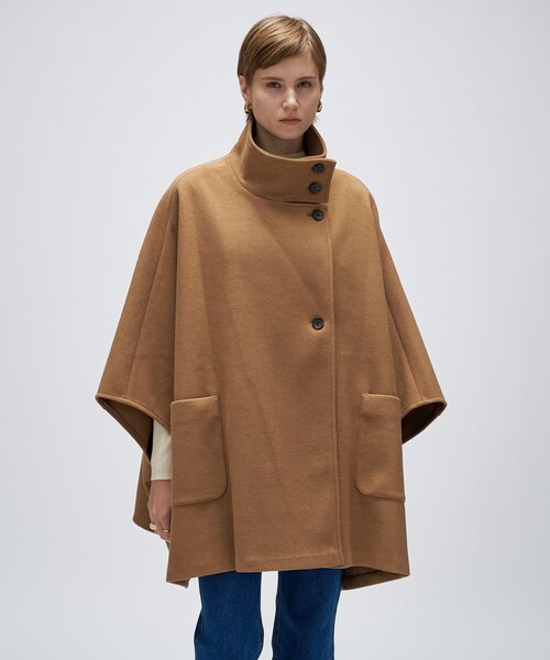 cloenc（クロエンス） コート アウター 「手洗い可」メルトンジャージ