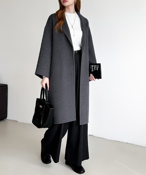 COCOMOMO コート チェスターコート ウールコート ロング チェスター