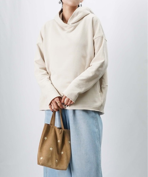 LADY LUCK LUCA（レディラックルカ） パーカー LC/LLL 裏毛コクーン