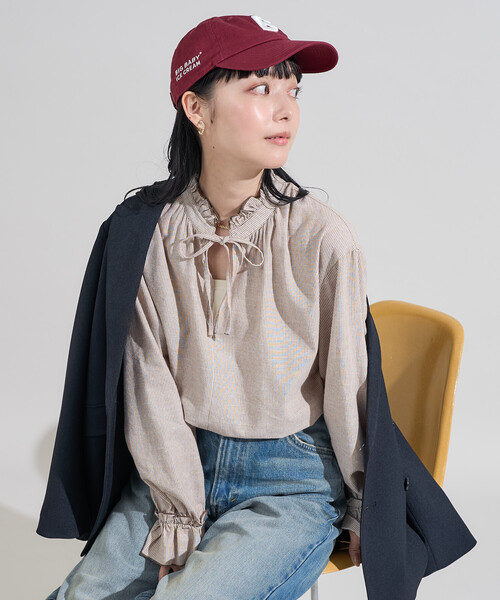 FREAK'S STORE（フリークスストア） ブラウス シャツ 前後2WAY フリル