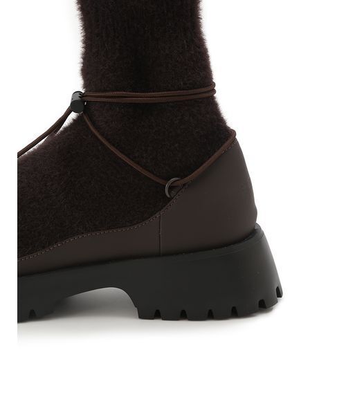 emmi ブーツ フェザーヤーンニットブーツ レディース : ZOZOTOWN Yahoo