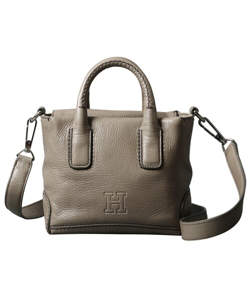 HIROFU（ヒロフ） ハンドバッグ 「デュオ」レザーハンドバッグ S 2WAY