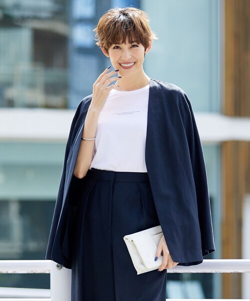 ICB（アイシービー） ジャケット ノーカラージャケット 「洗える