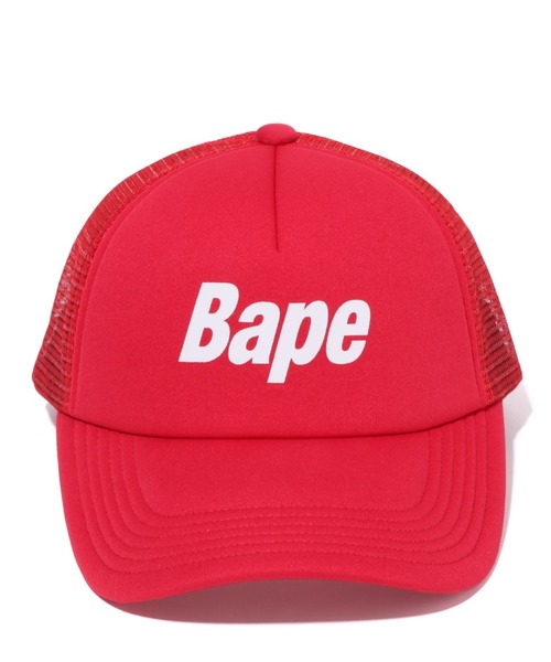 A BATHING APE（アベイシングエイプ） キャップ 帽子 BAPE LOGO MESH