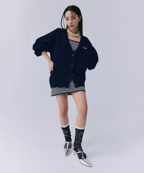 EIMY ISTOIRE（エイミーイストワール） カーディガン ロゴカーデ