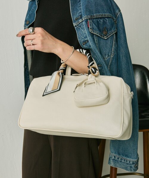 ear PAPILLONNER（イア パピヨネ） ボストンバッグ 「バッグ型チャーム