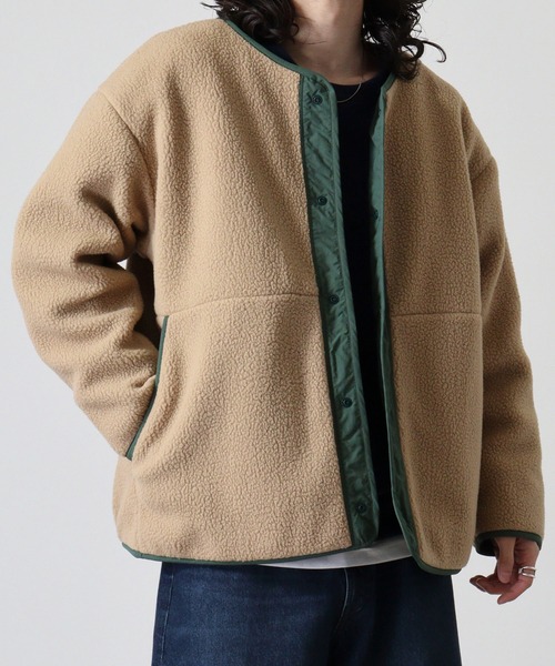 GERRY（ジェリー） ジャケット ノーカラージャケット モコモコ ボア