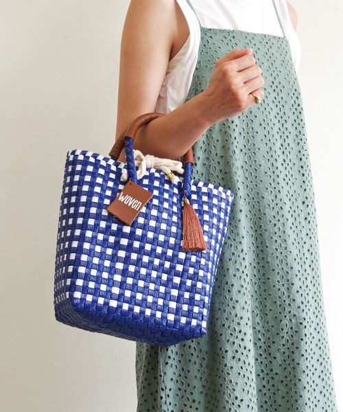 かごバッグ カゴバッグ WOVEN (ウーヴン) /ミニトート メキシコ製 ミニ