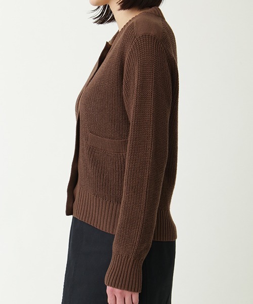 MHL.（エムエイチエル） ニットカーディガン 2 ブラウン レディース