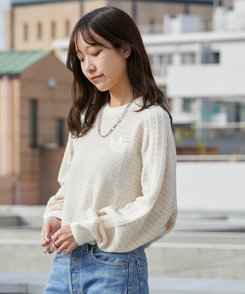 adidas（アディダス） ニット セーター KNIT SWEATER オーバーサイズ