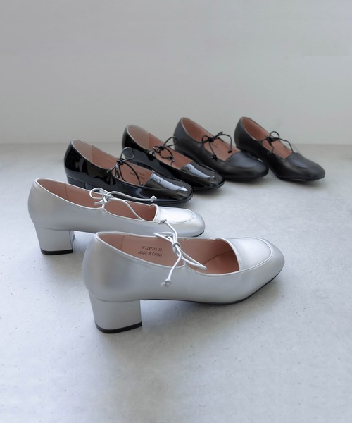 SVEC（シュベック） パンプス ブロックヒール スクエアトゥ メリー