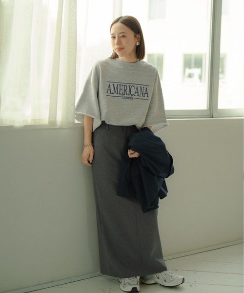 AMERICANA（アメリカーナ） トレーナー スウェット 別注 ロゴプリント
