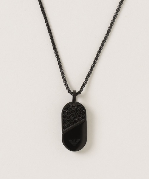 EMPORIO ARMANI ネックレス 「エンポリオ アルマーニ」ドッグタグ