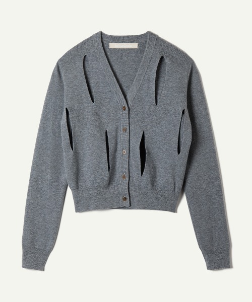 leinwande（ラインヴァンド） カーディガン Ribbon Tie Cardigan