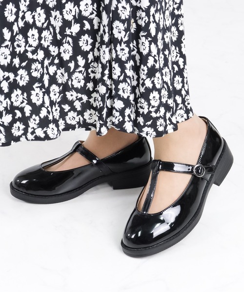 AAA+（サンエープラス） フォーマルシューズ 軽量メリージェーン T字