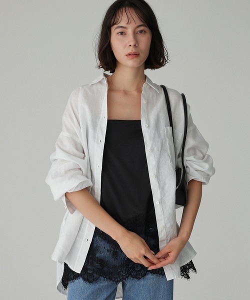 BABYLONE（バビロン） キャミソール ヘムレースキャミソール