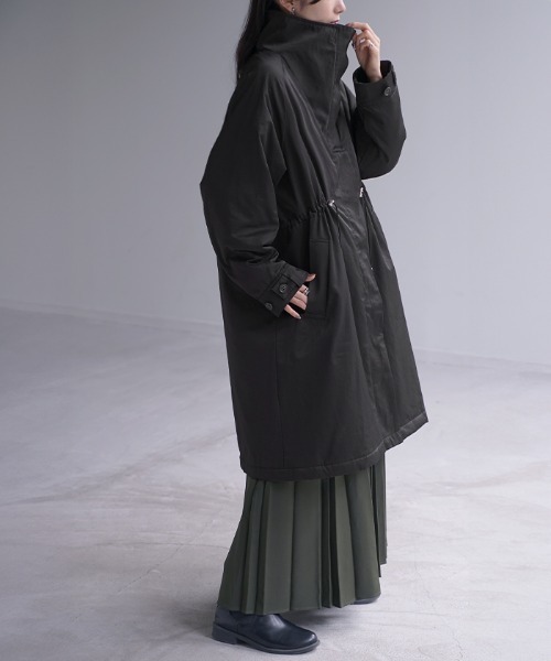 HUG.U（ハグユー） モッズコート コート 2wayミリタリーコート