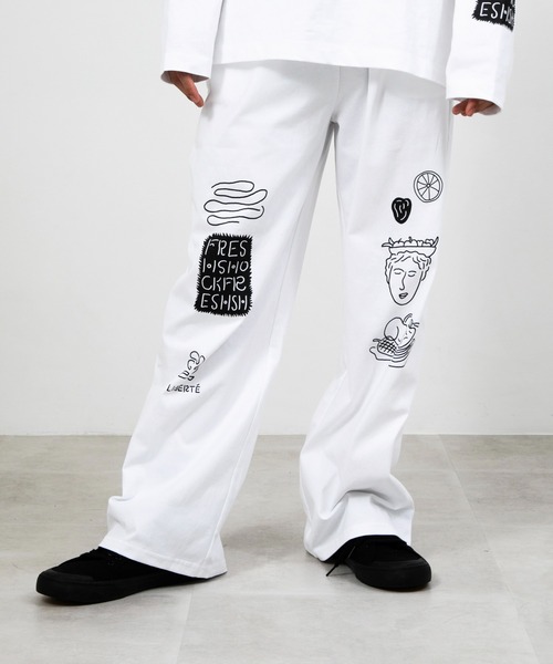 スウェットパンツ ジャージ “FRUIT” norahi 天竺パンツ レディース