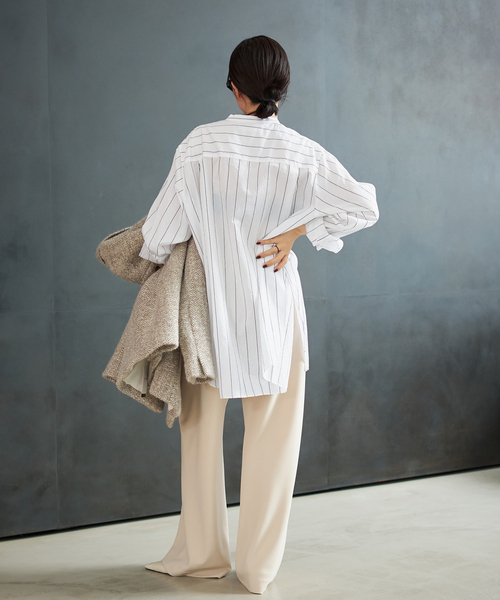 plage（プラージュ） ブラウス シャツ R'IAM ストライプシャツ