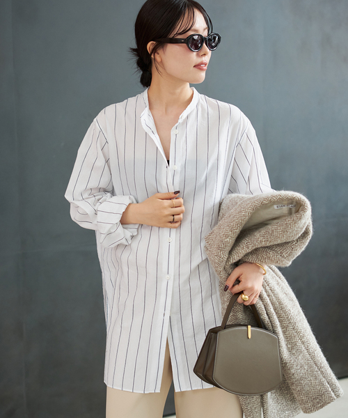plage（プラージュ） ブラウス シャツ R'IAM ストライプシャツ