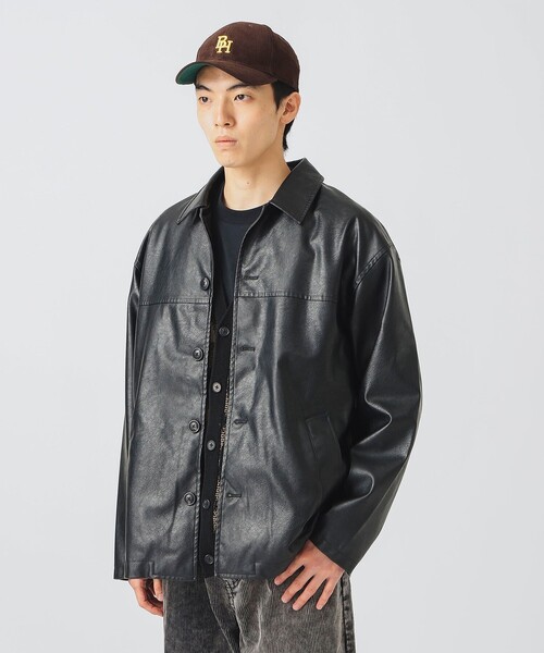 BEAMS HEART（ビームス ハート） ブルゾン アウター フェイクレザー