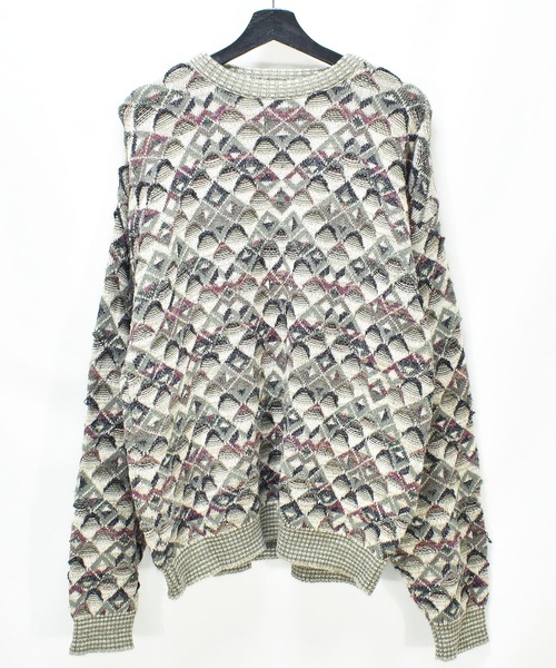 VINTAGE セーター ニット 「ヴィンテージ古着」80's TSR 立体編み