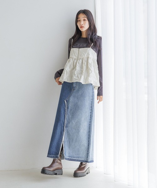 LOWRYS FARM（ローリーズファーム） キャミソール アソートギャザー