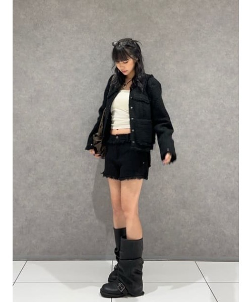 LAGUA GEM（ラグアジェム） パンツ TWEED COMPACT ショートパンツ