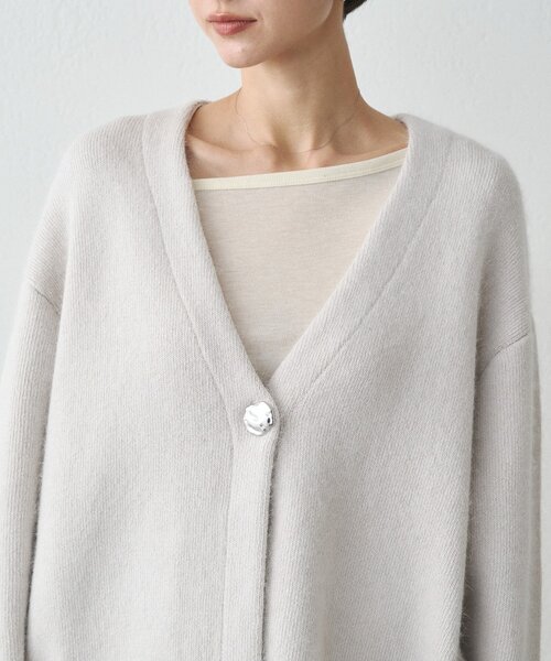 Loungedress（ラウンジドレス） コート アウター 接結ニットコート