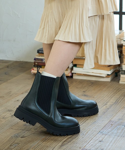 ALPHA CUBIC（アルファ キュービック） ブーツ 「撥水加工」リアル