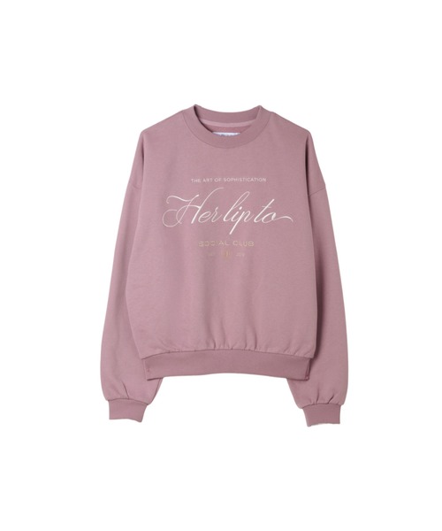 Her lip to トレーナー スウェット Social Club Sweatshirt レディース