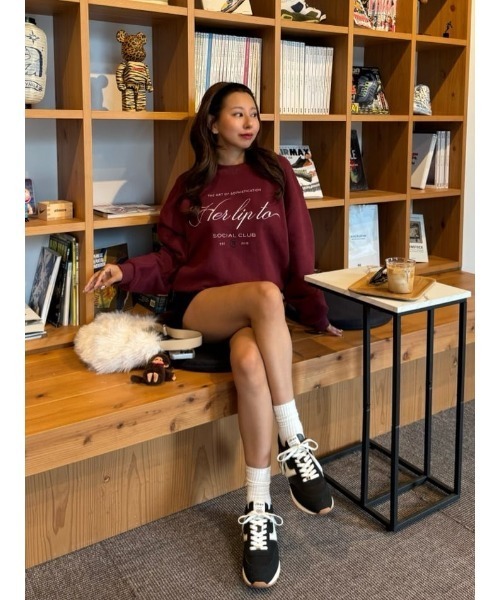 Her lip to トレーナー スウェット Social Club Sweatshirt レディース