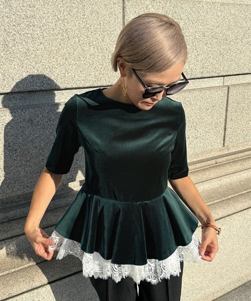 レースペプラムトップス レディース : ZOZOTOWN Yahoo!店 - 通販