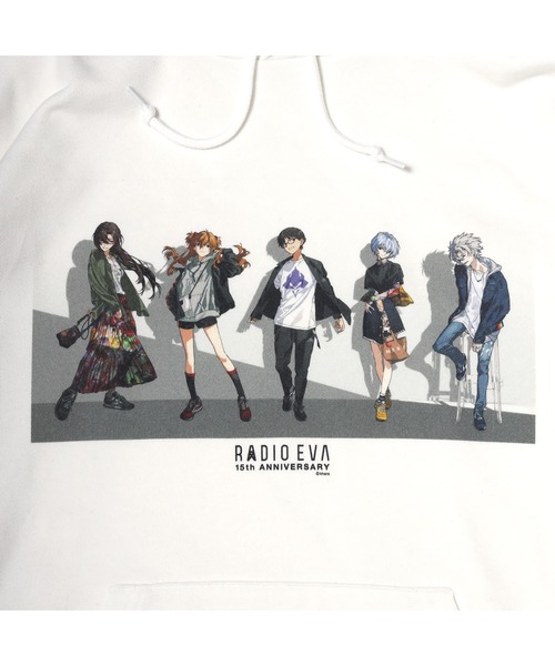 RADIO EVA パーカー RADIO EVA A186 RADIO EVA Illustration Parka δ