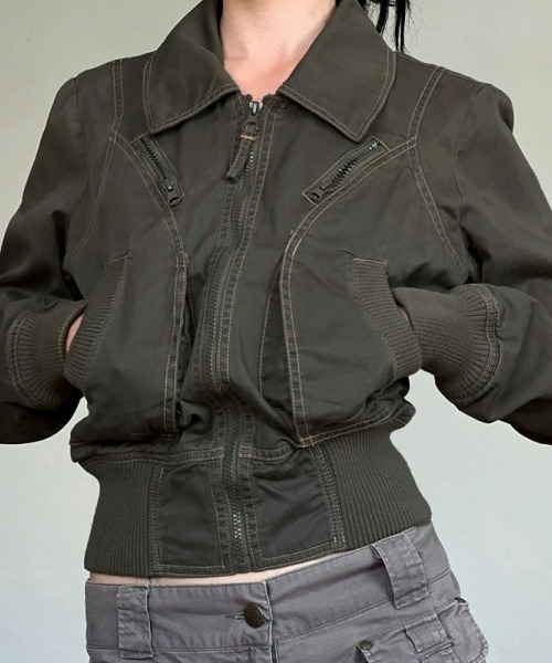 gossip!ロサンゼルス ミリタリージャケット モッズコート 「Y2K