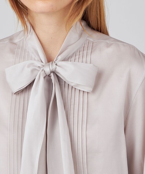 Ballsey（ボールジィ） ブラウス シャツ コットンシルクサテン