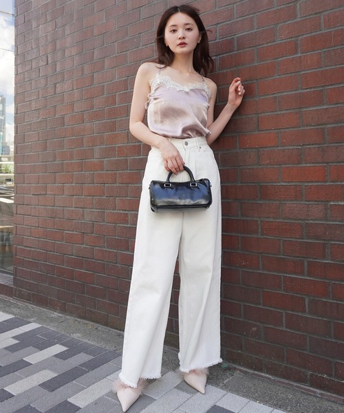 EIMY ISTOIRE（エイミーイストワール） キャミソール サテンレース