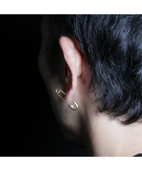 JAM HOME MADE（ジャムホームメイド） ピアス 安全ピン ブラック