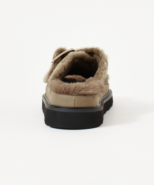 MOHI（モヒ） サンダル 「MOHI/モヒ」ファーサンダル シングルベルト